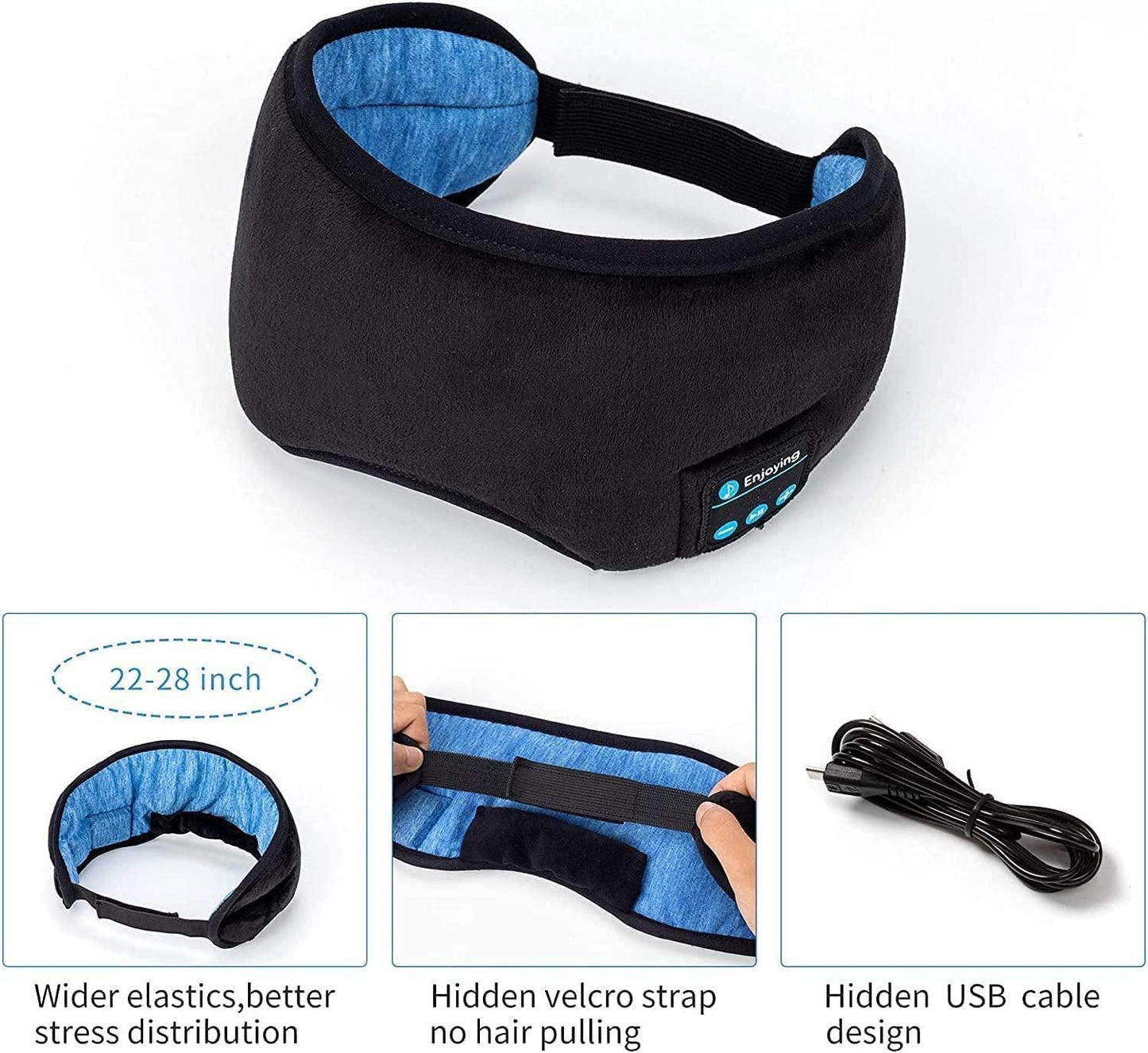 Wireless Bluetooth 5.0 Eye Mask With Music And Mic (2023)